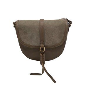 Stella & Dot Mushroom Leather Sloane Crossbody Bag